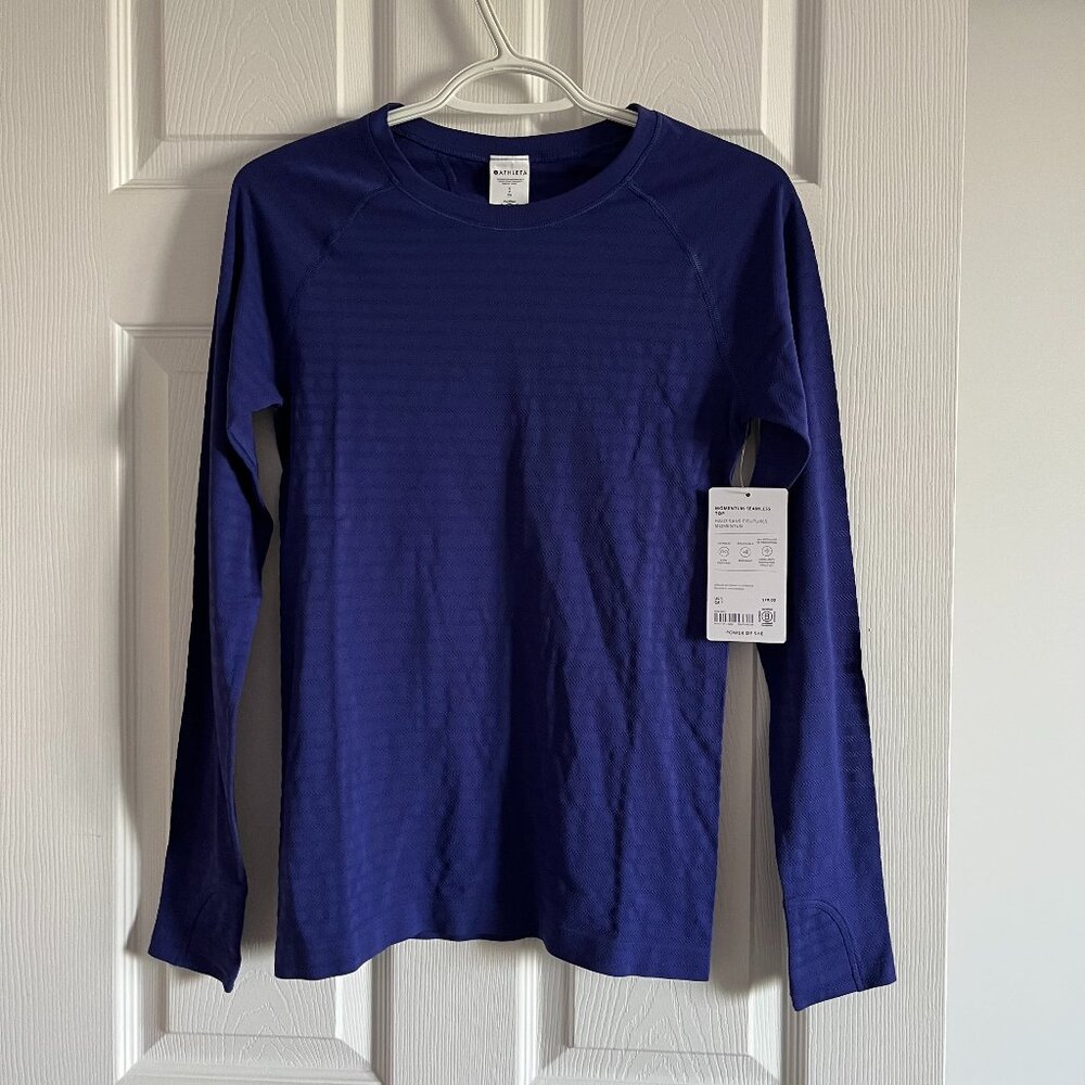 NWT Athleta Momentum Seamless Top